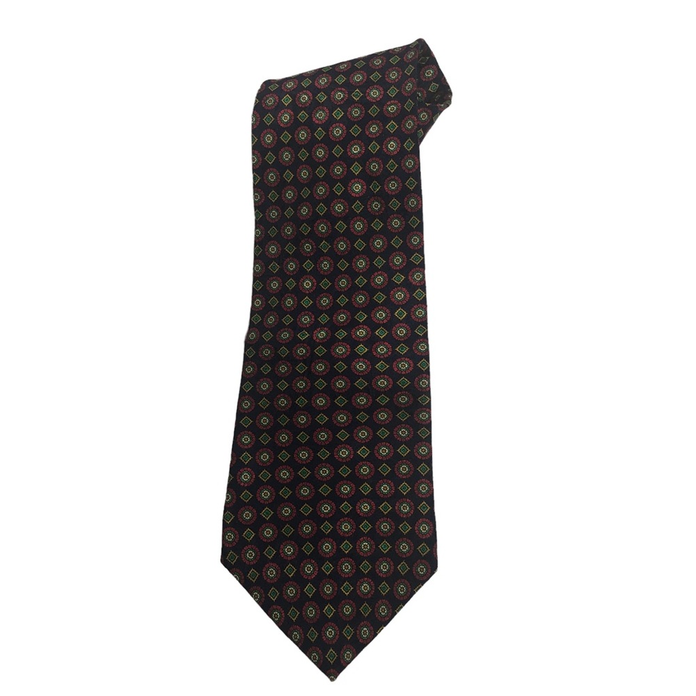 Nubio Collezione Esclusivo Multicolored Print Silk Tie